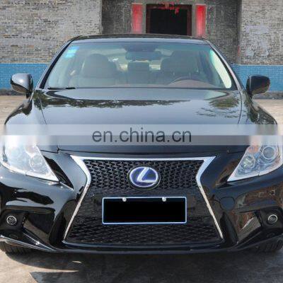 Runde Resin Material Body Kit Modified F Style LS600h Suitable For 2006-2012 Lexus LS460 Front Bumper With Front Grille Fog Lamp