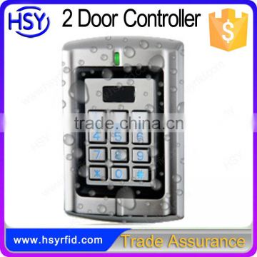 2000 card capacity 125khz 2 relays wiegand26 RFID standalone controller for access control system