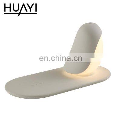 HUAYI Wholesale Cheap Price Simple Wireless Charging Smd 10w Indoor Bedroom Led Night Light photo-3