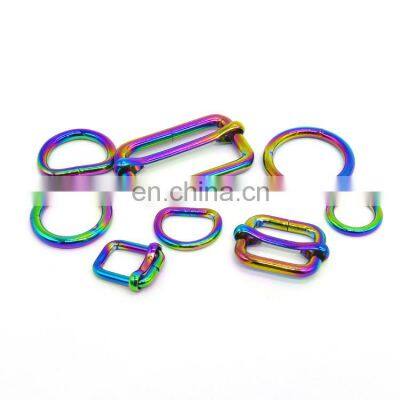 Customized Hardware Metal Square Welded D Ring Shape for Belt Buckle photo-5