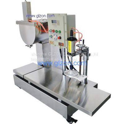 Small drum automatic filling machine