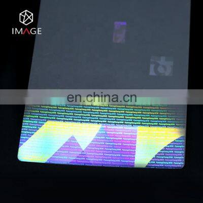 Sparkle Clear Custom Hologram Thermal Laminating Pouches photo-3