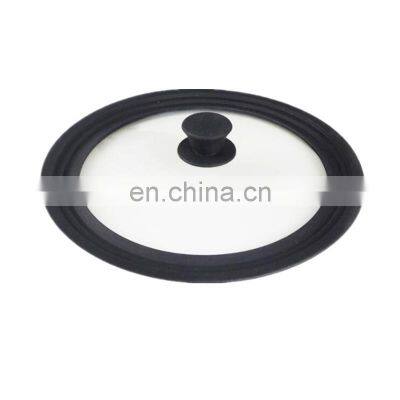 Kitchen Frying Pot Pan Multi Size Silicone Tempered Glass Lids photo-4