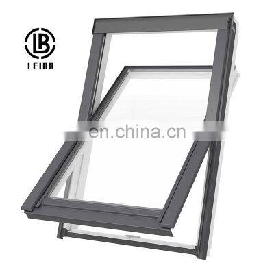 French high-grade aluminum middle swing window is recommended for home, hotel and office