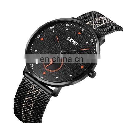 New Design Original Watch Top Brand Skmei 9218 Mesh Strap Waterproof Japan Movement Quartz Men Wristwatch photo-4