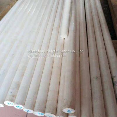 Processing Customized PPS Board Amber Rod Polyphenylene Sulfide Plastic Rod