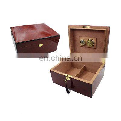 Cigar Case Cherry Humidor Wooden Luxury Storage Travel Cedar Wood Smell Cabinet 100 Counts Cigars Nature Color 200pcs/design photo-3