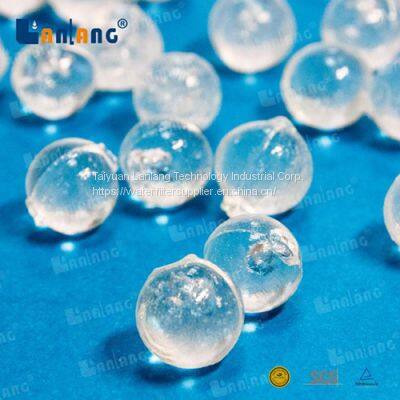 food grade anti tarte transparent siliphos glassy ball for water drinking