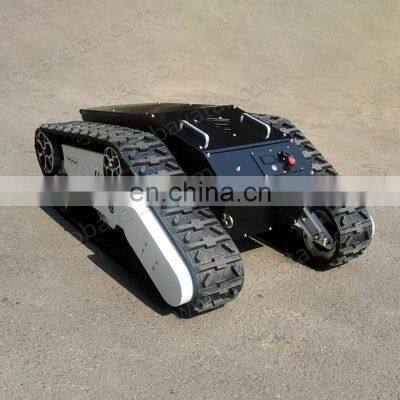 Rubber Tracked Off Road Crawler Robot Chassis Platform For Sale