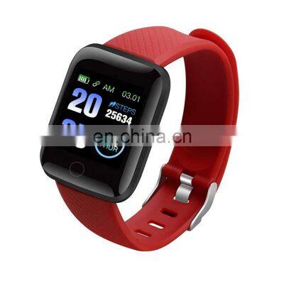 Blood Pressure Heart Rate Monitor D13 Watch Smart Bracelet 116 Plus photo-4