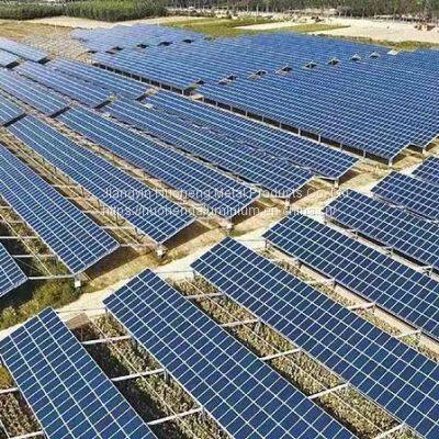 Solar PV Modules Mono Watt Cell Panel Aluminium Alloy Support Frame Profile With Black Anodized photo-4