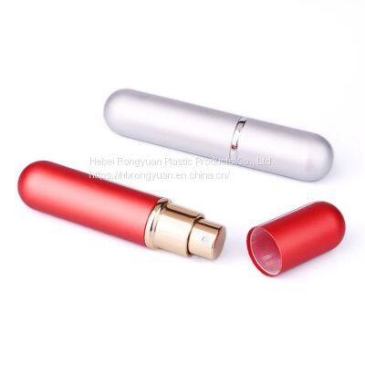 Colorful Empty 5ml 8ml Aluminum Travel Refillable Perfume Atomizer Bottles Spray photo-2