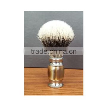 Metal handle pure badger Hair shaving brush