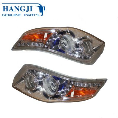 High brightness bus head lights spare parts lighting system ZK6127HWQ 4121-00112 led front lamp for chinese bus