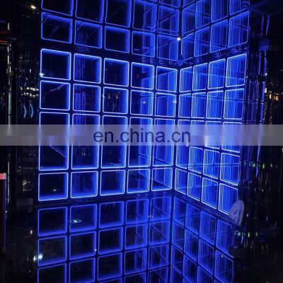 Disco Wedding Party DJ Stage Decoration RGB Portable Dance Floor Tiles Wall Panel For Stage Lighting