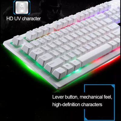 Amazons 2023 Hot G20 Wired Keyboard Mechanical Gaming Waterproof Portable Keyboard photo-3