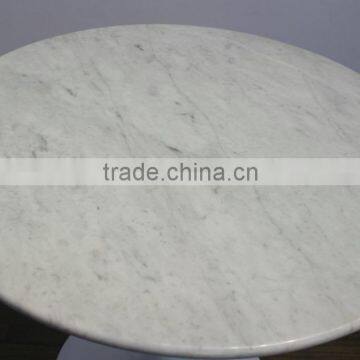 White Marble Tulip Table by Eero Saarinen for Dining Room photo-2