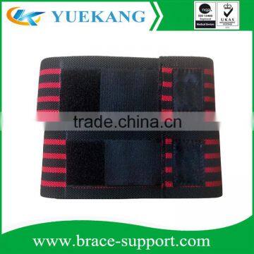 7mm Elasticized Red and Black Color Fitness Knee Wraps