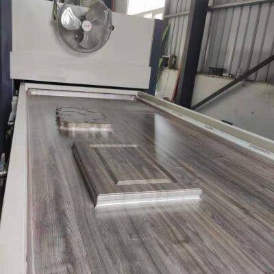 High grade PVC film Vacuum membrane press laminating machine for wood cabinet door