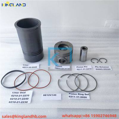 Engine Parts 12V140 Cylinder Liner 6211-22-2220 Fit for Komatsu
