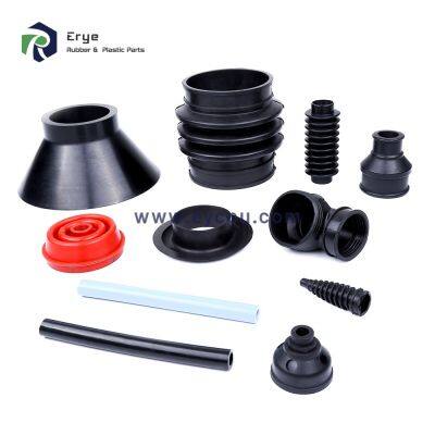 Factory Customized Rubber Products Various Size Dustproof EPDM Silicone Rubber Bellows for Sealing