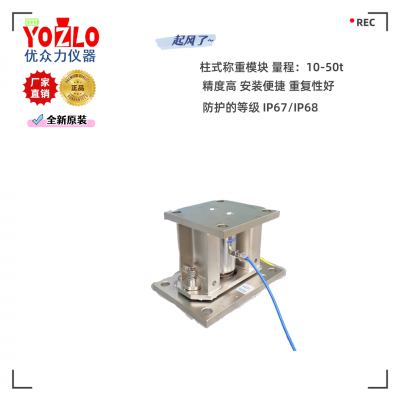 The 10-ton Column-type Weighing Module Has a Strong Tilt Capacity and is Made of Stainless Steel