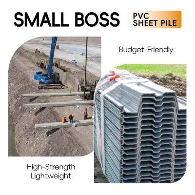 Industrial Grade Salt Resistant PVC Sheet Piles for Hydraulic Barrier Reclamation Projects