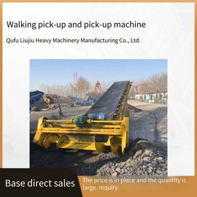Crawler-type Coal Cinder Crushing Reclaimer, Automatic Material Reclaiming and Loading Conveyor, Mud Cake, Sand and Stone Powder Slag Scraping Machine photo-3