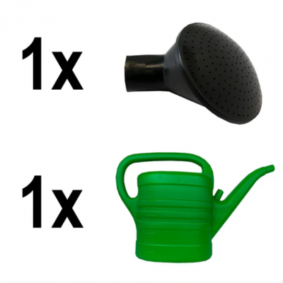 5L High-Capacity Plastic Watering Can With Reinforced Base for Large-Scale Landscaping