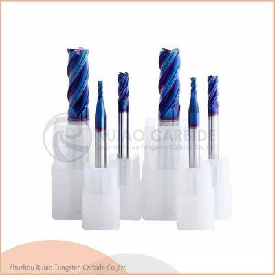 End Mills With Coating Nano-blue