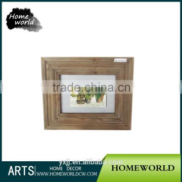 Shabby chic customized wooden picture frame for dinning room decor