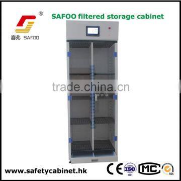 pharmacy storage cabinet with air filtation and ventilation system