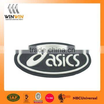 Oval Cheap Soft Rubber PVC Label photo-2