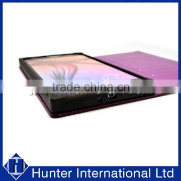 Printing Flora Leather Book Case For SamsungS6 photo-2