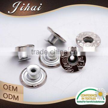 Quality Decorative Gold Metal Rivet Brand Logo Jeans Button photo-2