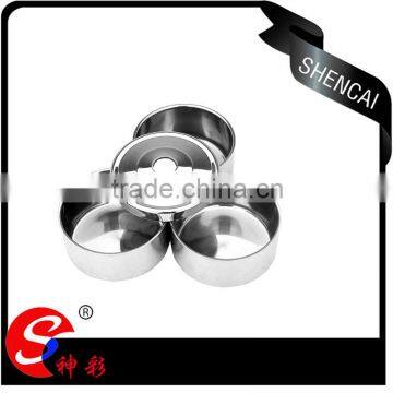 Stainless Steel Color 2 Layers Hot Lunch Box/ Insulated Tiffin Hand Pot/ Food Carrier photo-3