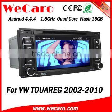 Wecaro WC-VU7006 Android 4.4.4 car multimedia system double din for volkswagen touareg car audio system audio system GPS