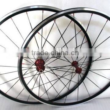 Durable Carbon Alloy Wheelset 24mm Depth With Powerway Hub 700c Racing Bike Bicycle Clincher Alloy Wheels