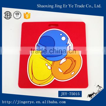 rectangle cartoon pattern baggage tag