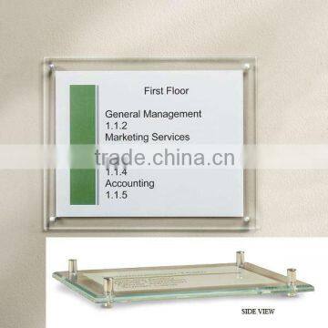 wall mounted Plastic billboard frame