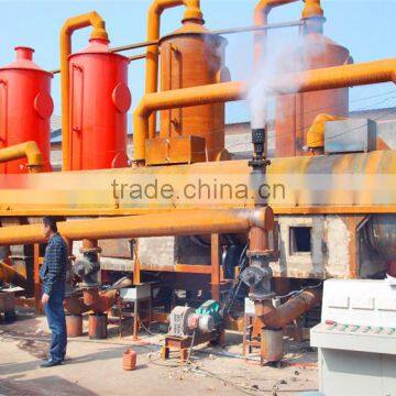 Zero emission bamboo debris carbonization equipment with CE ISO