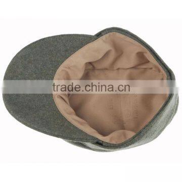 WWII German Officer Panzer Wool Field Military Cap Hat photo-6