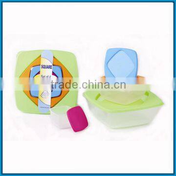 Plastic 4pc food storage boxes