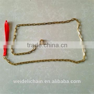 thin decorative solid metal chain