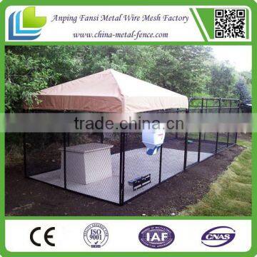 Alibaba China - Black powder coating High Modular Dog Kennel with tents