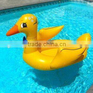 Hot sale Giant Yellow Inflatable Duck Pool Float