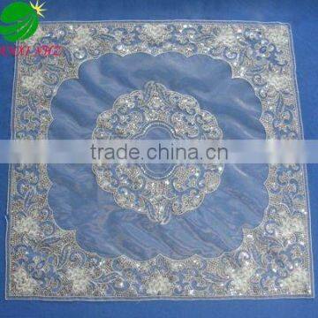 organza table cloth with sequins embroidery houseware household textile