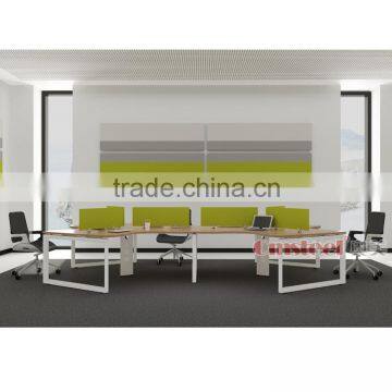 Curved Office Desk, 120 Degree Combination Desk photo-2