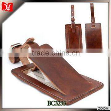 Bulk leather luggage tags wedding favor blank luggage tag travel tag