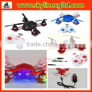 4CH nano rc mini quadcopter toy for wholesale with LED light